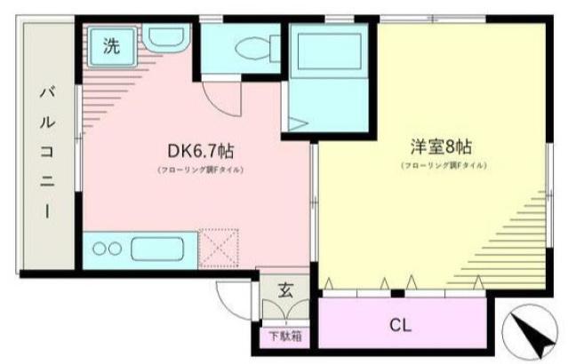 京急本線 上大岡駅 徒歩5分 2階建 築26年(5LDK/1階)の間取り写真