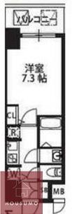 S-RESIDENCE新大阪駅前(1K/14階)の間取り写真