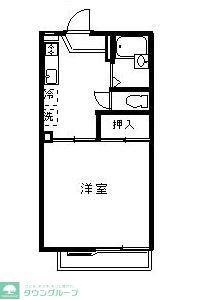 メゾン上柴(1K/2階)の間取り写真