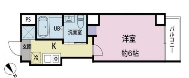 PALIO高円寺(1K/8階)の間取り写真