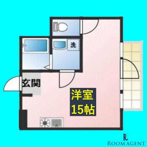 LUMINA 広路(ワンルーム/4階)の間取り写真