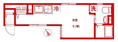 UMEX鶴見 -ウメックス鶴見-(ワンルーム/3階)の間取り写真