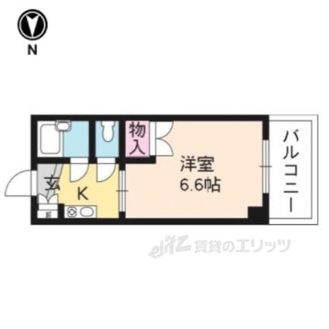 メゾンサイタ(1K/5階)の間取り写真