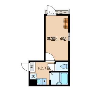 ノーザンロード綾瀬(1K/2階)の間取り写真
