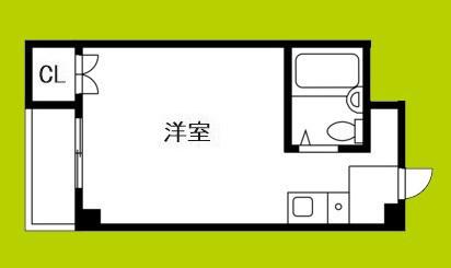 ビル ド シャナ(ワンルーム/2階)の間取り写真