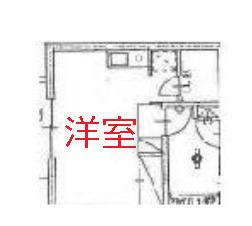 ウィステリ久が原(ワンルーム/3階)の間取り写真