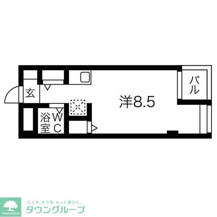ル・ビラージュ日吉 3階階 間取り