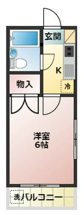 第一三菱荘 1階階 間取り