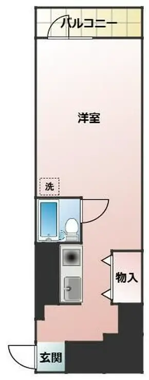 リレント日本橋 6階階 間取り
