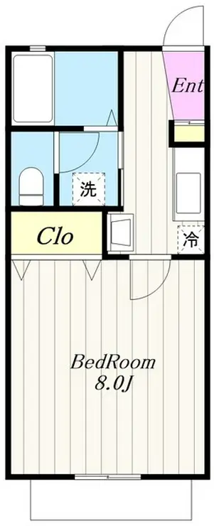 サンモリッツ 2階階 間取り