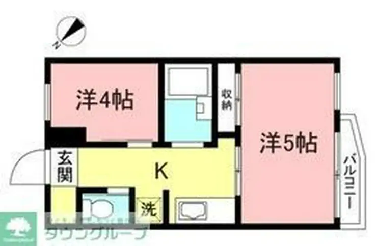ベルポアン多摩川 2階階 間取り