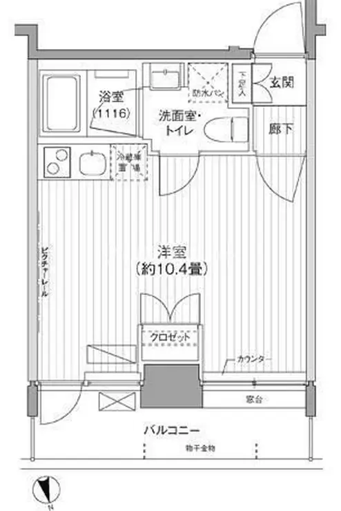 TI-KAWASAKI 9階階 間取り