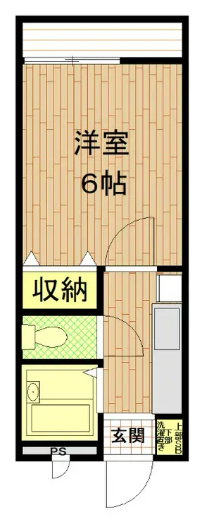 パルティール早宮 2階階 間取り