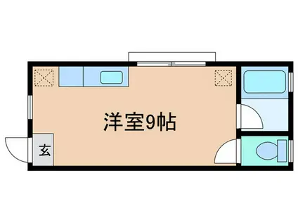 パークマンション本山B棟(ワンルーム/1階)の間取り写真