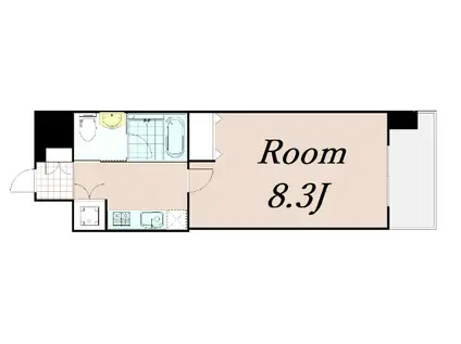 ベラジオ烏丸三条(1K/5階)の間取り写真