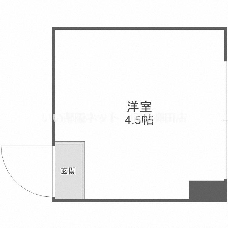 メゾン千里山(ワンルーム/5階)の間取り写真