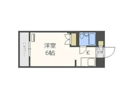 メゾンドプレジール(ワンルーム/4階)の間取り写真