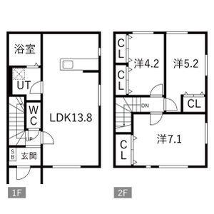 JEU DE FIRST A(3LDK/2階)の間取り写真