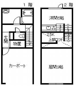 Y.M.S(1LDK/1階)の間取り写真