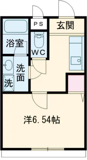 COZY HOUSE GUMINOKI(1K/2階)の間取り写真
