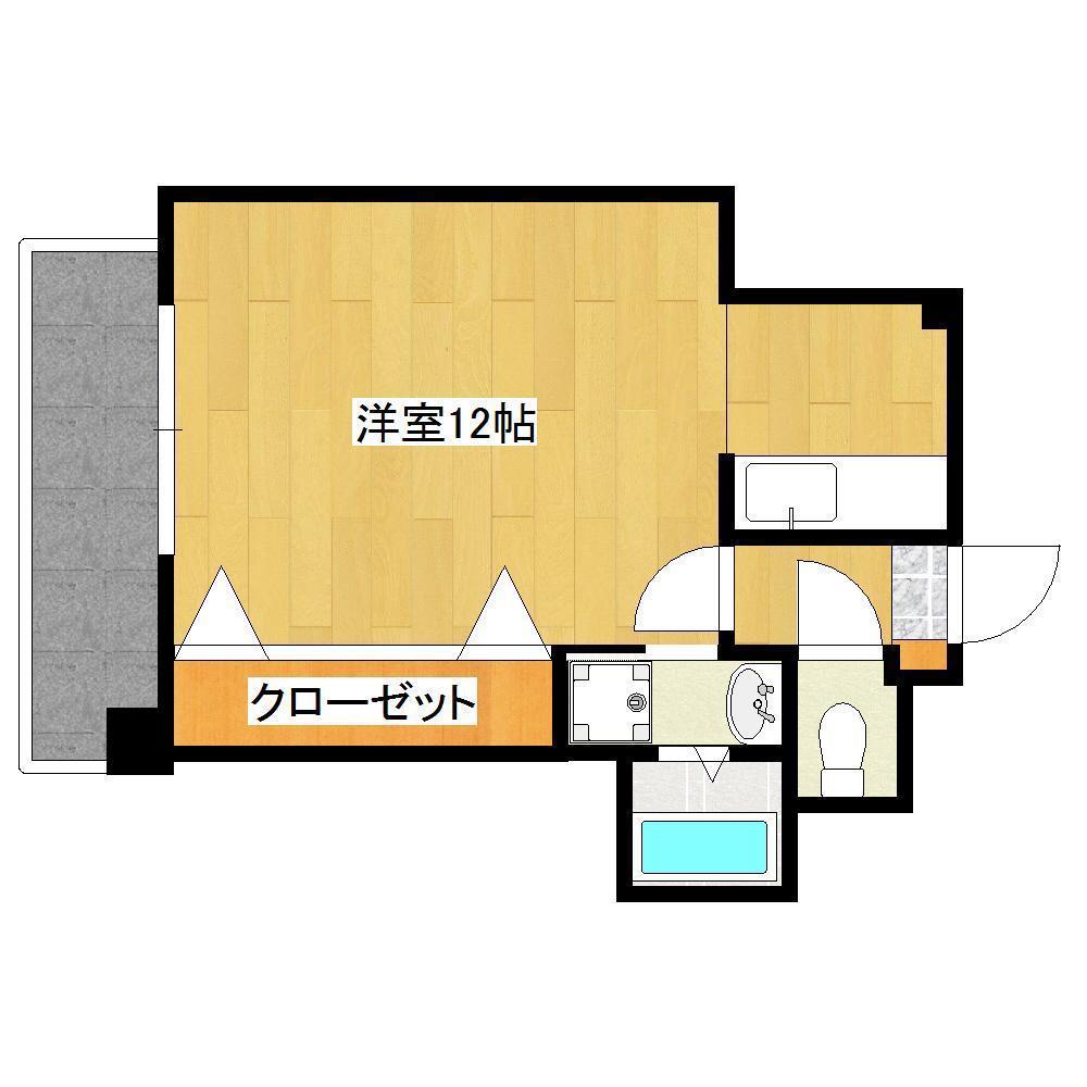 ドリーム21(ワンルーム/3階)の間取り写真