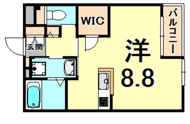 ステラハウス31(ワンルーム/1階)の間取り写真