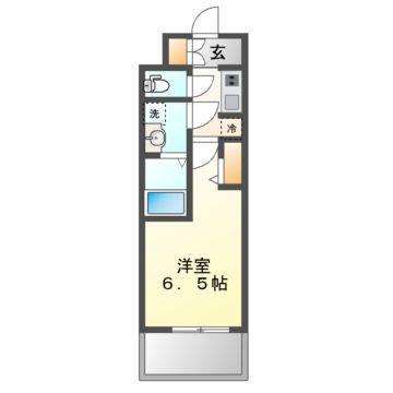 S-RESIDENCE上前津駅前(1K/9階)の間取り写真