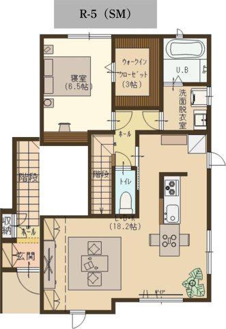 ユーソニアン柏崎・松波A(1LDK/1階)の間取り写真