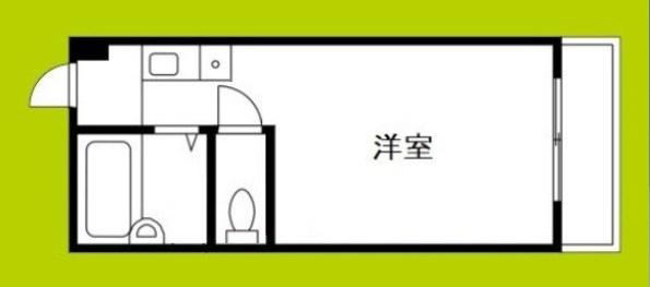 上新ビル7(ワンルーム/5階)の間取り写真