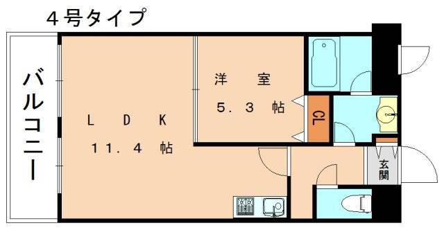 CONSONANCE SNG(1LDK/2階)の間取り写真