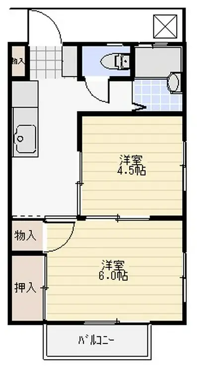 パールハイツ 2階階 間取り