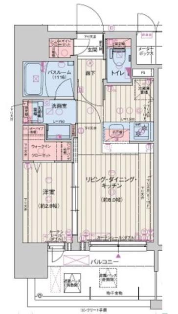 レオンコンフォート十三(1LDK/4階)の間取り写真