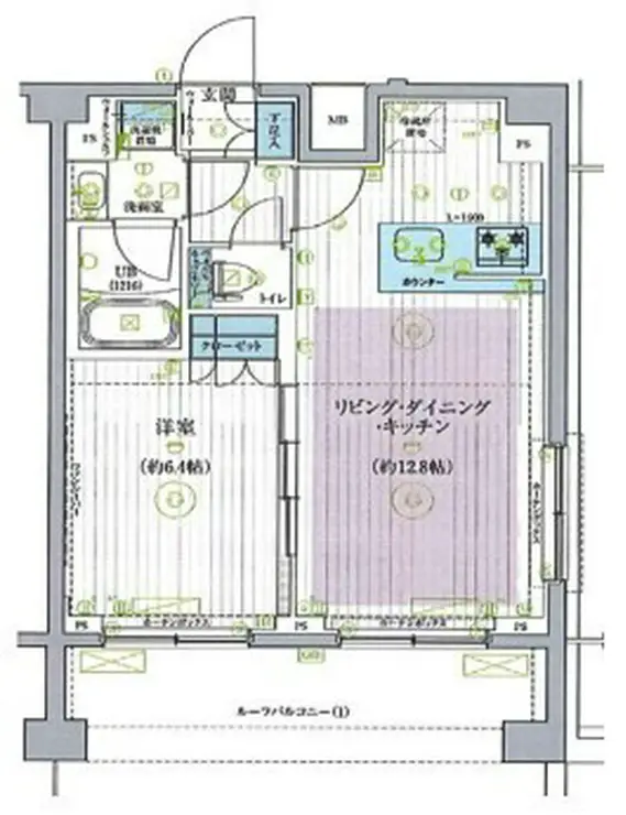 ブライズ蒲田EAST 5階階 間取り