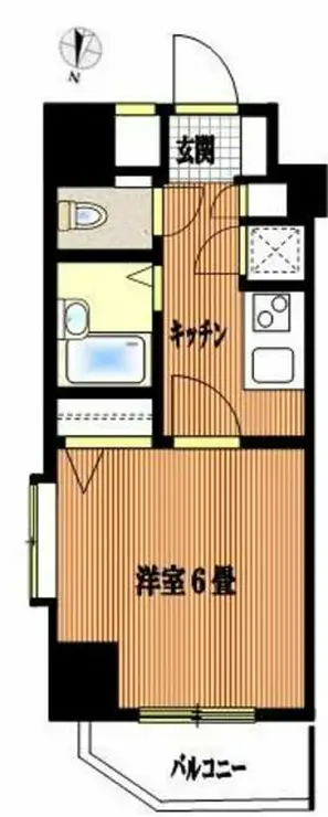 トーシンフェニックス初台 7階階 間取り