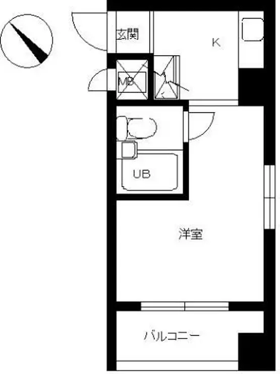 スカイコート浅草国際通り 7階階 間取り