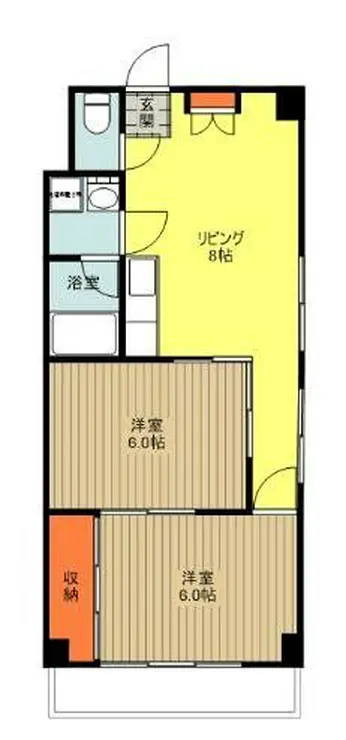 第3小池ビル 6階階 間取り