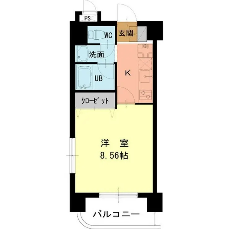 サンドリヨン 2階階 間取り