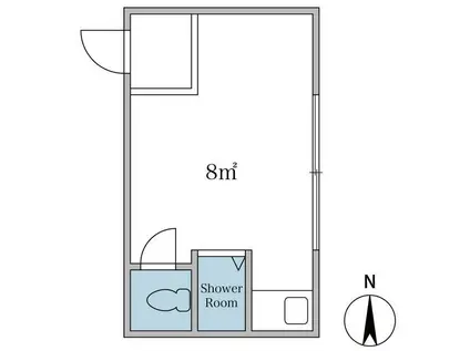 阿佐ヶ谷ミツワハイム(ワンルーム/3階)の間取り写真