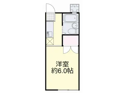 STATES MINAMI III番館 C(1K/2階)の間取り写真