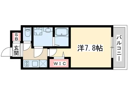 ファーストフィオーレ江坂ラディール(1K/3階)の間取り写真