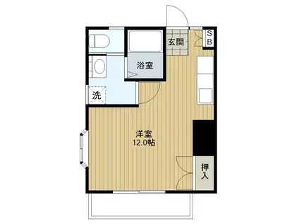 サン・ジュネス(ワンルーム/2階)の間取り写真