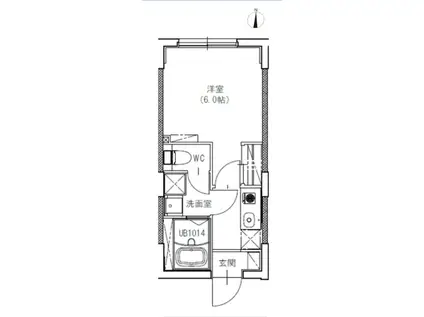 レピュア東日暮里レジデンス(1K/5階)の間取り写真
