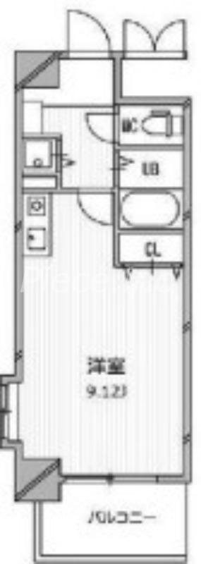 ビスタ江坂南(ワンルーム/6階)の間取り写真
