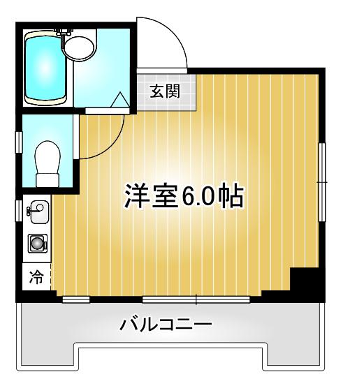 SOLEIL今池(ワンルーム/3階)の間取り写真
