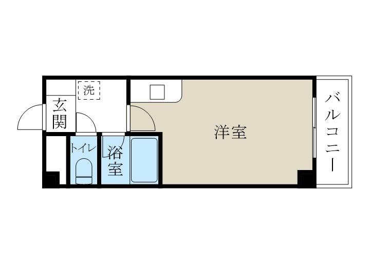 神野開発ビル(ワンルーム/5階)の間取り写真