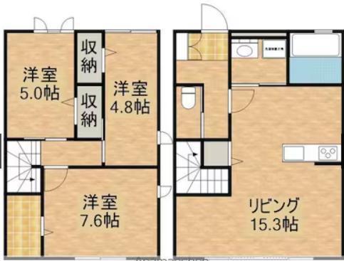 FRIEDEND棟(3LDK/1階)の間取り写真
