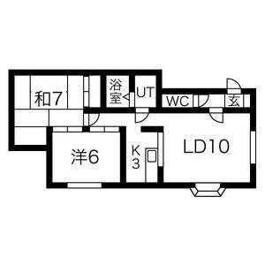 アイリス31(2LDK/2階)の間取り写真