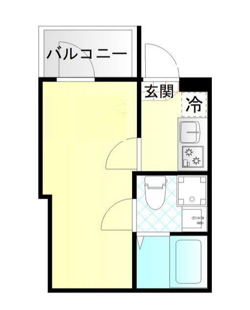 M-SQUARE(1K/3階)の間取り写真