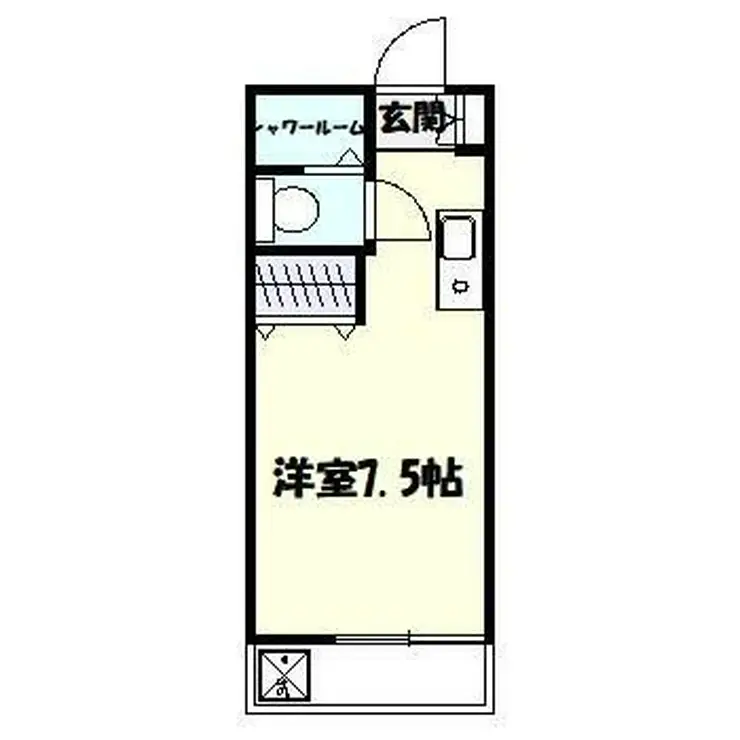 レモンハウス多摩川 2階階 間取り