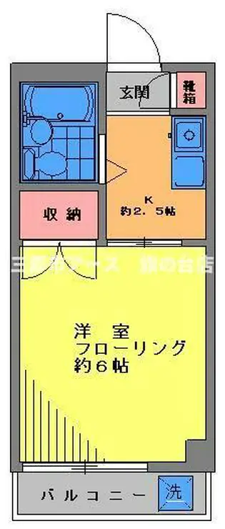 シャルマンハイム 3階階 間取り